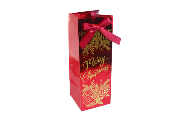 Merry Christmas paper shopping bags