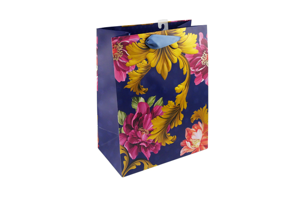 Luxury embossed skincare paper bag