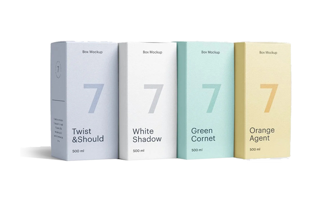 Skincare serum paper packaging