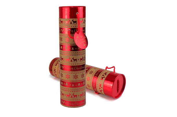 Luxury 100% recycled cardboard cylinder box